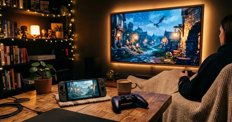 雙修玩家的舒適遊戲房間與 Switch 2 遊戲生活實境